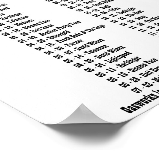 ガスワーク – 1979 ポスター (角)