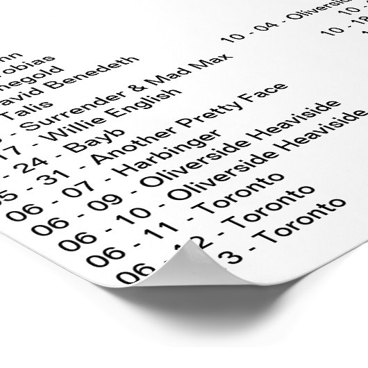 ガスワーク – 1980 ポスター (角)