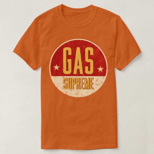 ガスヴィンテージステーションSupreme Tシャツ (デザイン正面)