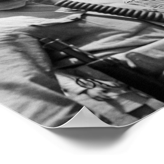 ガス中国のマスクを着用している兵士–1944 ポスター (角)