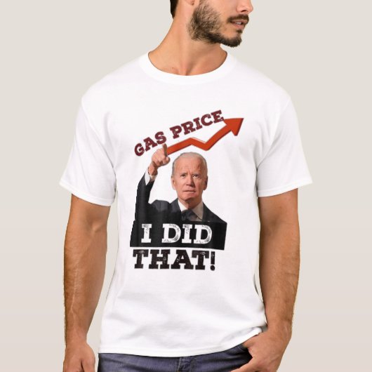 ガス価格ガスポンプ私はそれを行った Tシャツ (正面)
