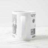 ガス価格衝撃エネルギー請求書およびボイラーパイロット灯 ジャンボコーヒーマグカップ (裏面)