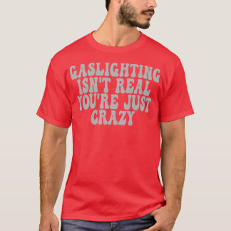 ガス実在灯4番熱狂する目 Tシャツ