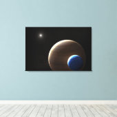 ガス巨大惑星ケプラー–1625b キャンバスプリント (インサイチュ (ウッドフロア))