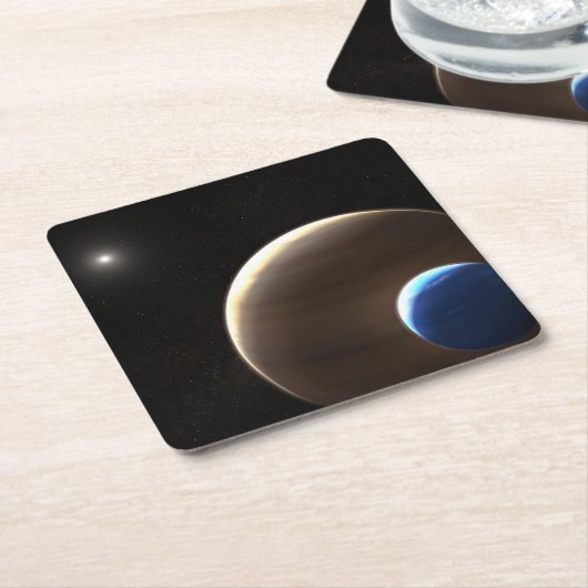 ガス巨大惑星ケプラー–1625b スクエアペーパーコースター (アングル)