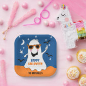 ガス幽霊ハロウィーンかわいい子供たち ペーパープレート (パーティー)