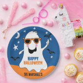 ガス幽霊ハロウィーンかわいい子供たち ペーパープレート (パーティー)