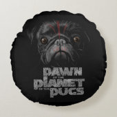 ガス惑星の夜明け ラウンドクッション (正面)