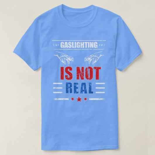 ガス灯は単実在なるヴィンテージTではない熱狂する Tシャツ (デザイン正面)