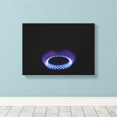 ガス炎 キャンバスプリント (インサイチュ (ウッドフロア))