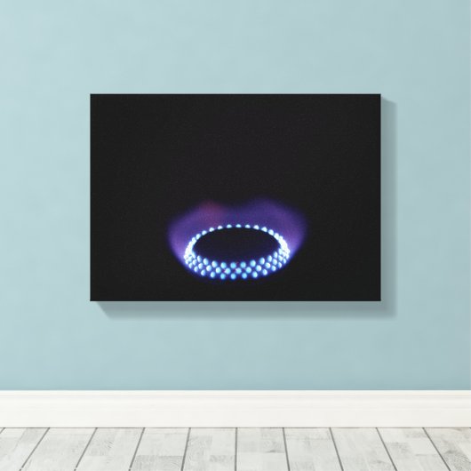 ガス炎 キャンバスプリント (インサイチュ (ウッドフロア))