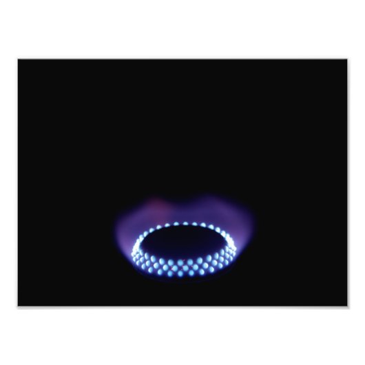 ガス炎 フォトプリント            (正面)