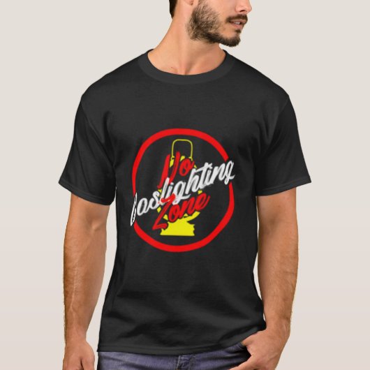 ガス照明ゾーンなし Tシャツ (正面)