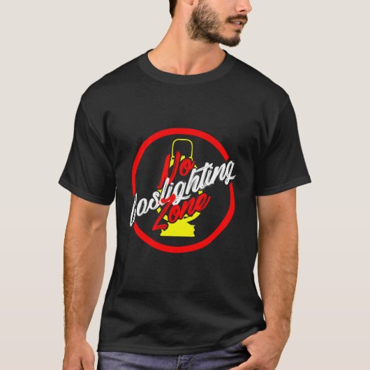 ガス照明ゾーンなし Tシャツ (正面)