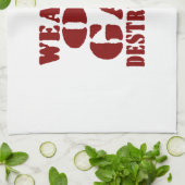 ガス破壊兵器 キッチンタオル (折り畳み)