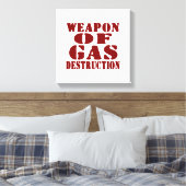 ガス破壊兵器 キャンバスプリント (インサイチュ (寝室))