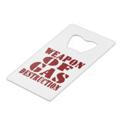 ガス破壊兵器 クレジットカード栓抜き (裏面アングル)