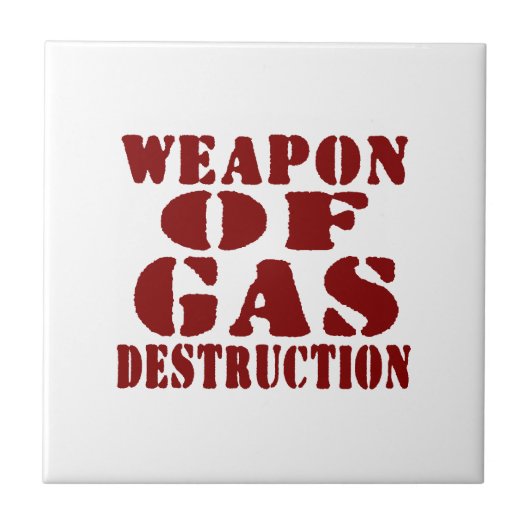 ガス破壊兵器 タイル (正面)