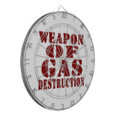 ガス破壊兵器 ダーツボード (正面左)
