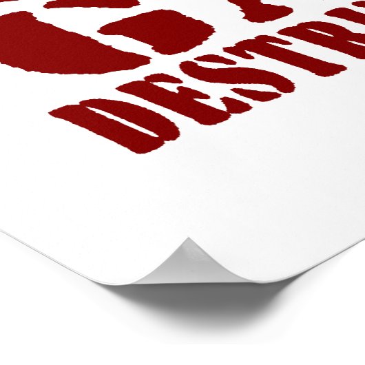 ガス破壊兵器 ポスター (角)