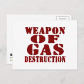 ガス破壊兵器 ポストカード (正面/裏面)