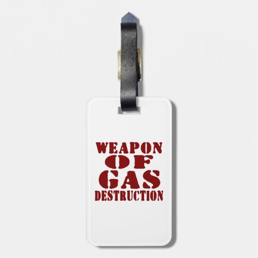 ガス破壊兵器 ラゲッジタグ (裏面縦)