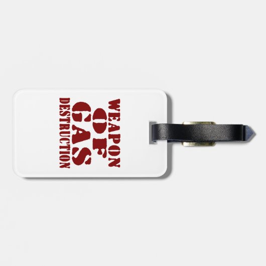 ガス破壊兵器 ラゲッジタグ (裏面横)