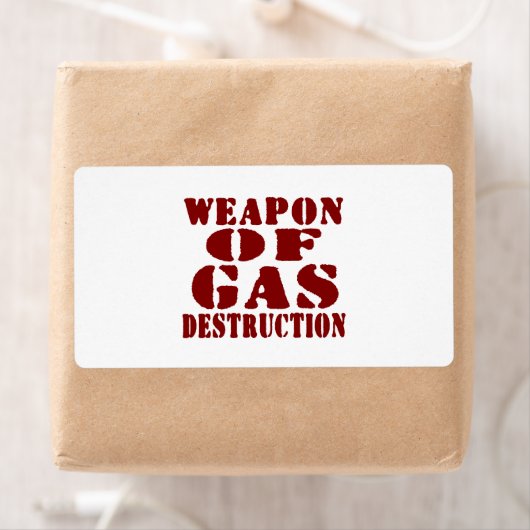 ガス破壊兵器 ラベル (インサイチュ)