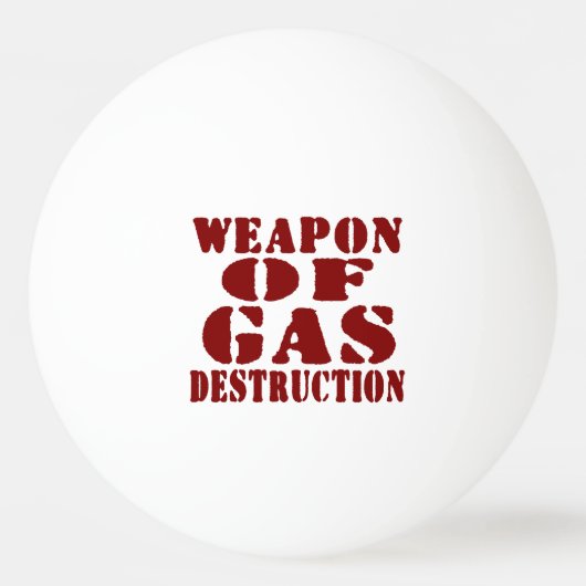 ガス破壊兵器 卓球ボール (裏面)