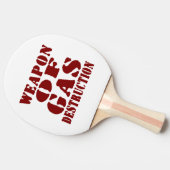 ガス破壊兵器 卓球ラケット (横)