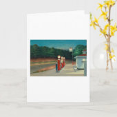 ガス – エドワード・ホッパー カード (黄色い花)