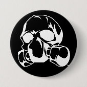 ガス 缶バッジ (正面)