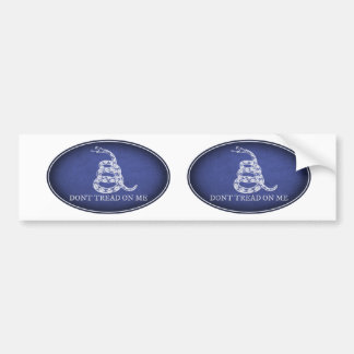 ガズデンの旗のバンパーステッカー2の楕円形 バンパーステッカー