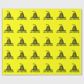 ガズデンの旗は私で愛国心が強い抗議を踏みません ラッピングペーパー (フラット)