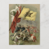 ガズデンの旗革命的な戦争のバンカーヒル ポストカード (正面)