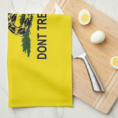 ガズデンの旗 キッチンタオル (四つ折り)