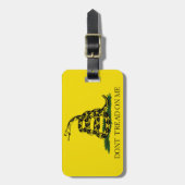 ガズデンの旗-私で踏まないで下さい ラゲッジタグ (正面縦)