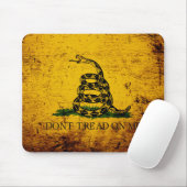 ガズデンの黒くグランジな旗 マウスパッド (マウス)