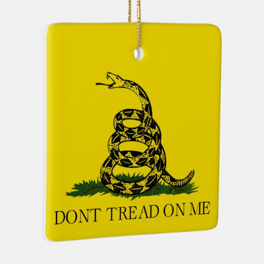 ガズデンは私を踏みつけない セラミックオーナメント (右)