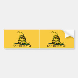 ガズデン国旗の愛国的歴史を私に踏み込むな バンパーステッカー