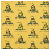 ガズデン国旗の愛国的歴史を私に踏み込むな ファブリック (見本)