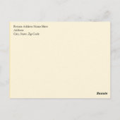 ガズデン国旗の愛国的歴史を私に踏み込むな ポストカード (裏面)