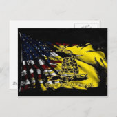 ガズデン国旗 – 自由と死 ポストカード (正面/裏面)