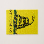 ガズデン国旗 – 踏み付けない ジグソーパズル (横)