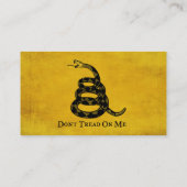 ガズデンFladのヴィンテージの名刺 名刺 (裏面)