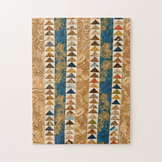 ガセ飛んでいるキルト ジグソーパズル (縦)