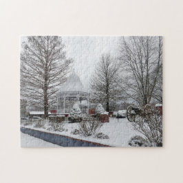 ガゼボと大砲 ジグソーパズル