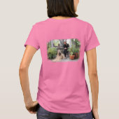 ガゼボの下のブリヤード・ドッグ Tシャツ (裏面)