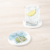 ガゼボエレガントー |花の鳩結婚の贅沢 コースター (側面)