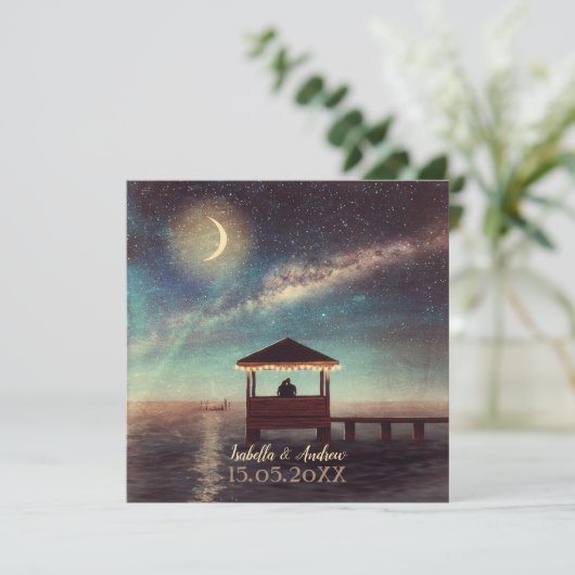 ガゼボスターガジン結婚式招待状 招待状 (スタンド正面)